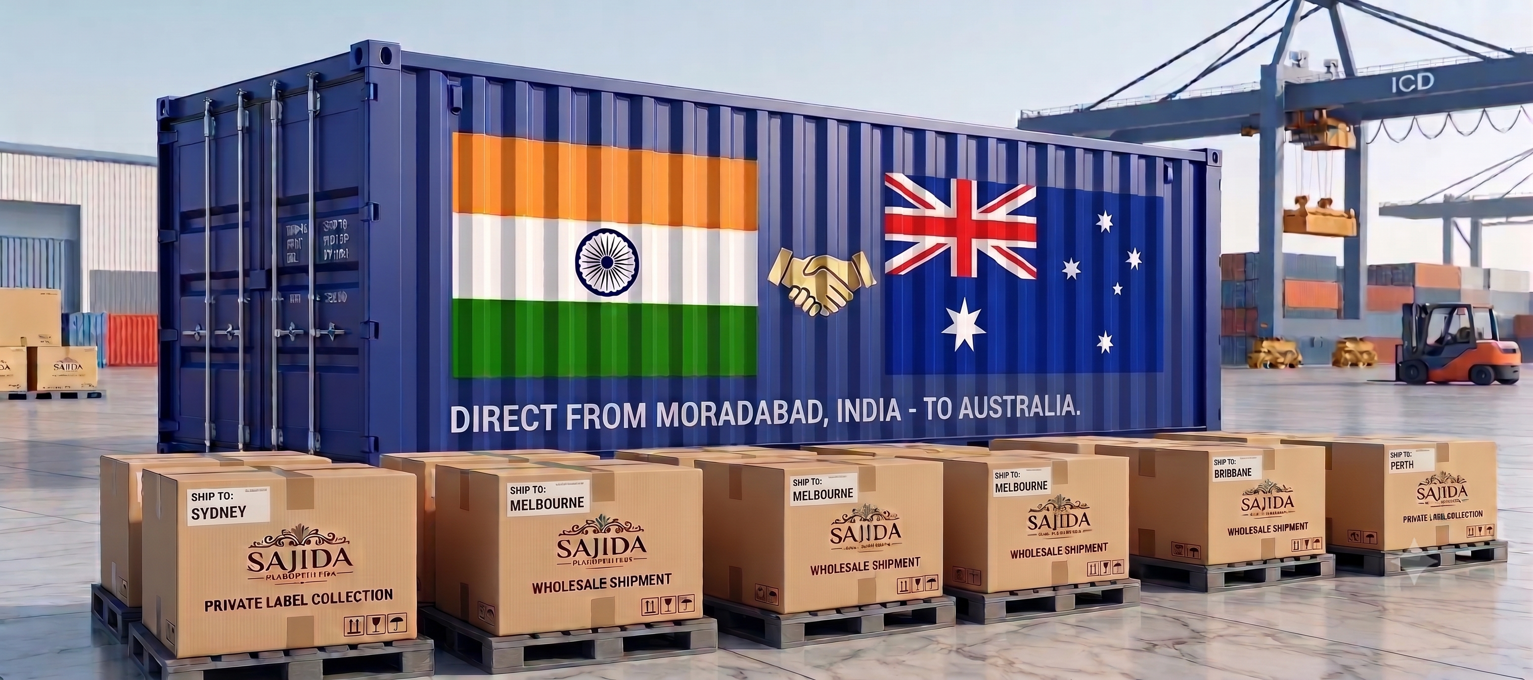 Moradabad Nested Tables and Wall Decor for Australia