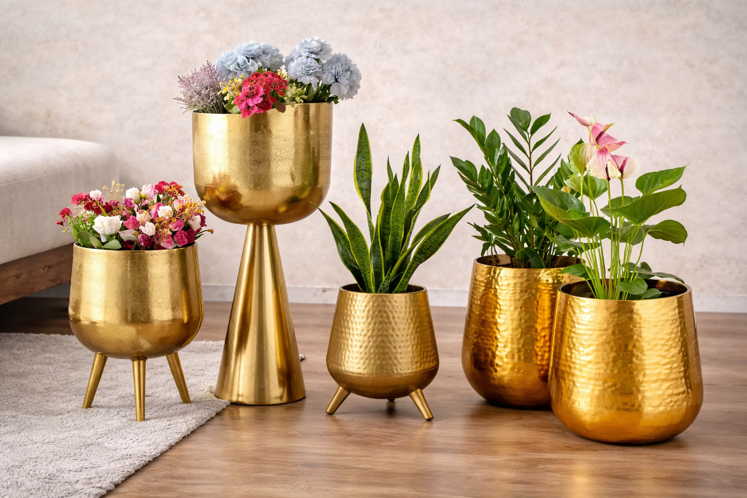 Decorative metal bowls