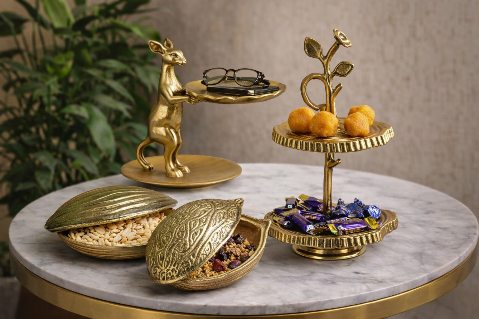 Hotel and restaurant metal decor