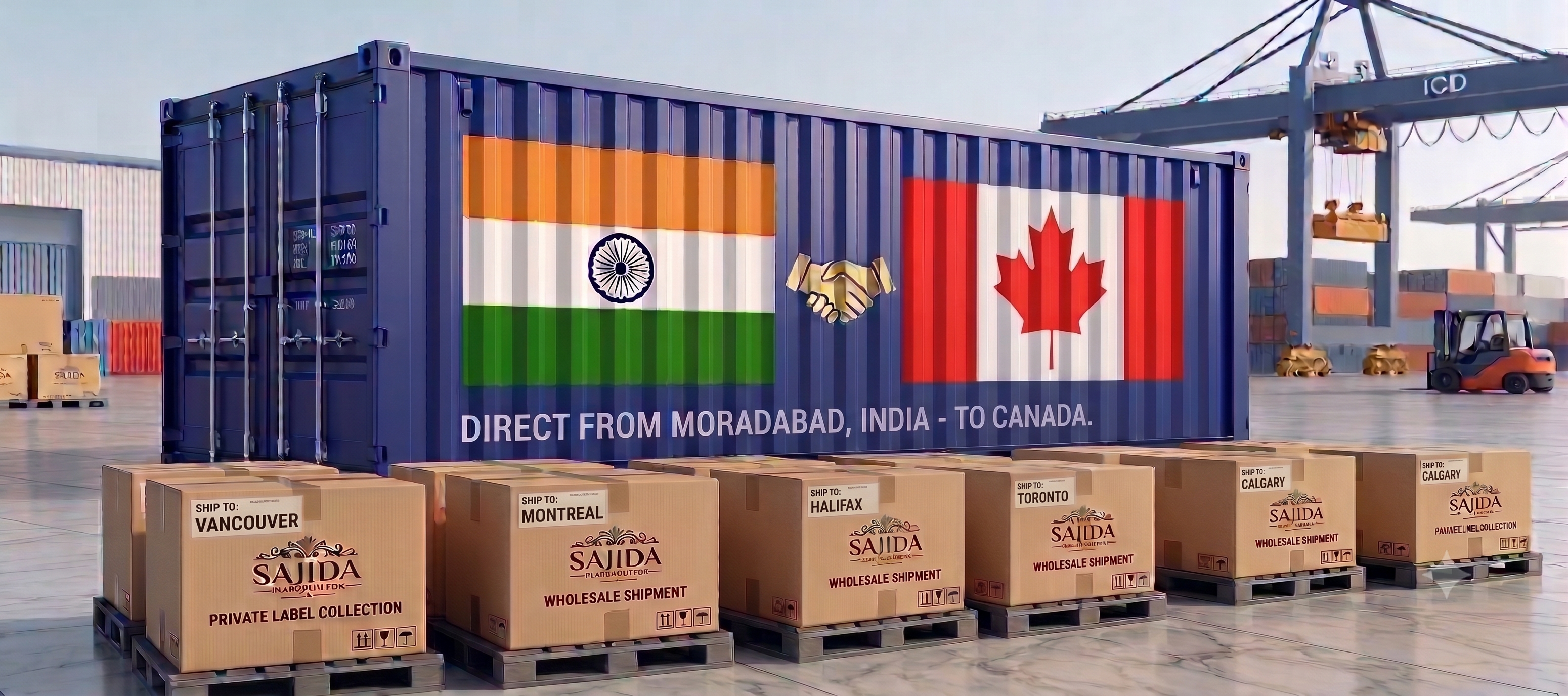 Moradabad Wood-Metal Handicrafts for Canada