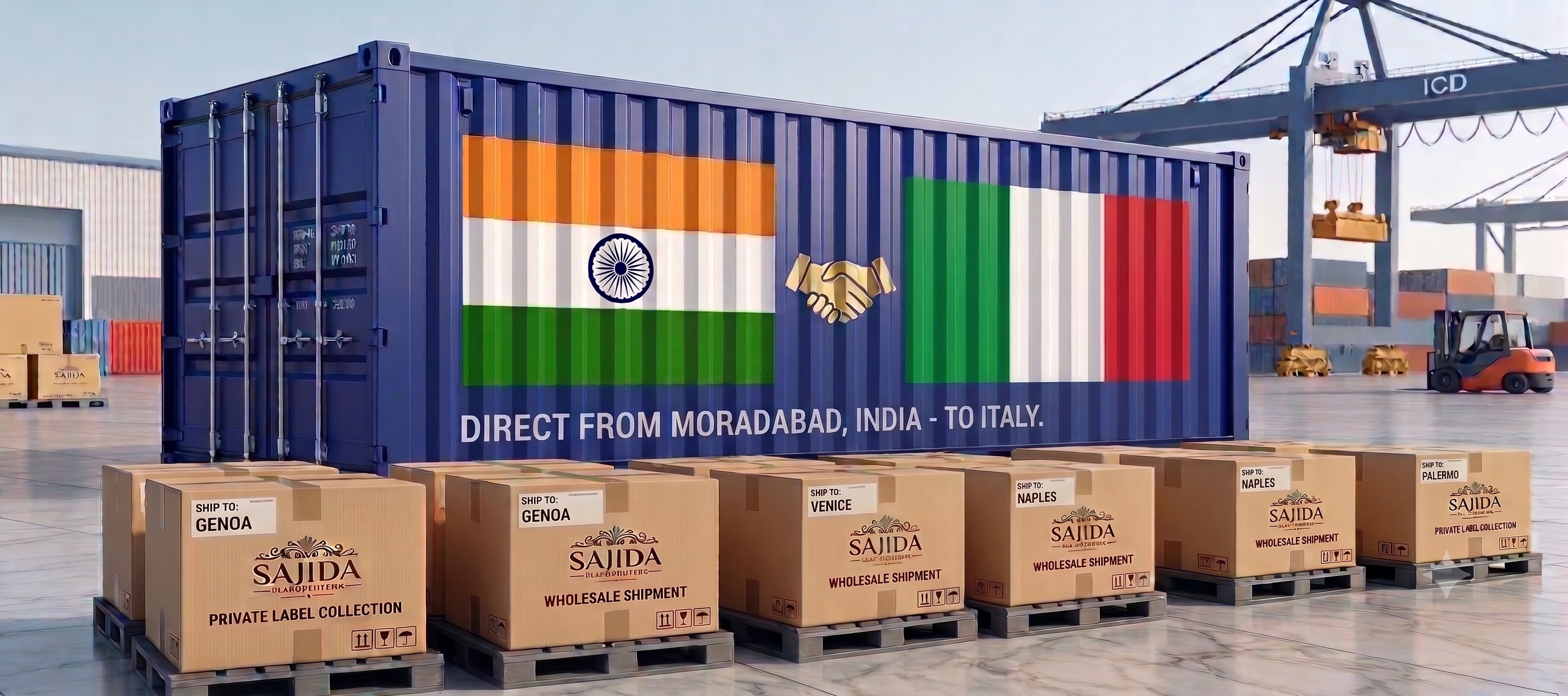 Moradabad Luxury Handicrafts for Italy