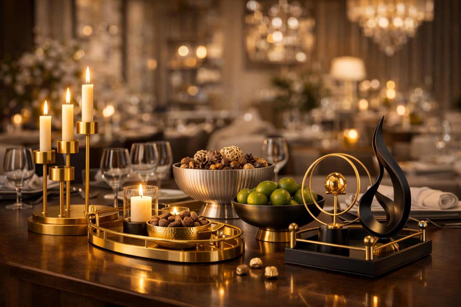 Hotel restaurant decor